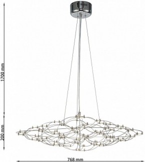Подвесная люстра Favourite Thinner 4305-8P в Асбесте - asbest.ok-mebel.com | фото 5