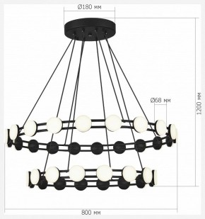 Подвесная люстра ST-Luce MONRO SL6610.403.36 в Асбесте - asbest.ok-mebel.com | фото 4