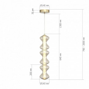 Подвесная люстра ST-Luce SPINE SL6136.213.01 в Асбесте - asbest.ok-mebel.com | фото 4