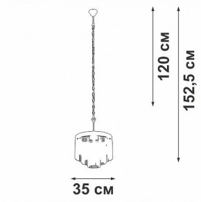 Подвесная люстра Vitaluce V53570 V53570-8/7 в Асбесте - asbest.ok-mebel.com | фото 4