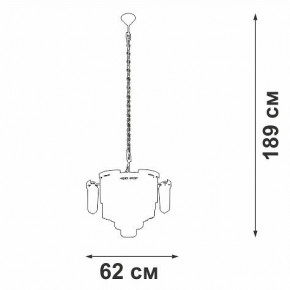 Подвесная люстра Vitaluce V58370 V58370-8/13 в Асбесте - asbest.ok-mebel.com | фото 3