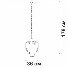 Подвесная люстра Vitaluce V58470 V58470-8/5 в Асбесте - asbest.ok-mebel.com | фото 4