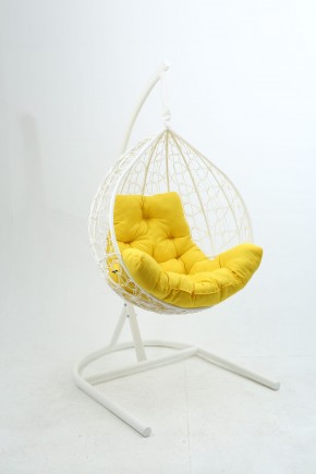 Подвесное кресло Бароло (белый/желтый) в Асбесте - asbest.ok-mebel.com | фото