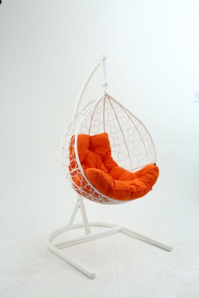Подвесное кресло Бароло (белый/оранжевый) в Асбесте - asbest.ok-mebel.com | фото