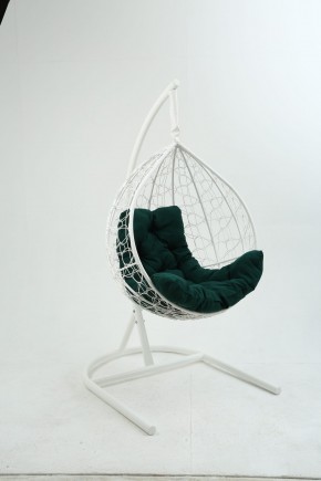 Подвесное кресло Бароло (белый/зеленый) в Асбесте - asbest.ok-mebel.com | фото