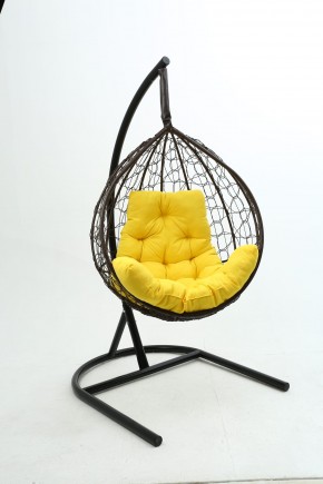 Подвесное кресло Бароло (коричневый/желтый) в Асбесте - asbest.ok-mebel.com | фото