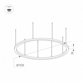 Подвесной светильник Arlight ARC 034009(1) в Асбесте - asbest.ok-mebel.com | фото 2