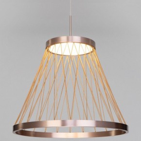Подвесной светильник Eurosvet Cesta 40016/1 LED коричневый в Асбесте - asbest.ok-mebel.com | фото