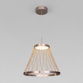 Подвесной светильник Eurosvet Cesta 40016/1 LED коричневый в Асбесте - asbest.ok-mebel.com | фото 2