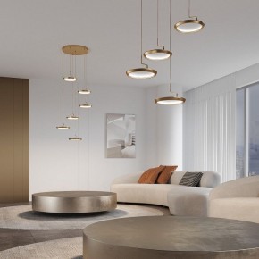 Подвесной светильник Eurosvet Crespella 90034/6 золото в Асбесте - asbest.ok-mebel.com | фото 4