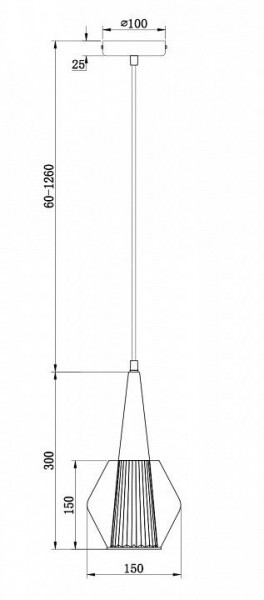 Подвесной светильник Freya Copita FR8008PL-01GB в Асбесте - asbest.ok-mebel.com | фото 1