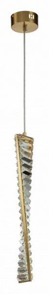 Подвесной светильник Indigo Frizzante 12015/1P Brass в Асбесте - asbest.ok-mebel.com | фото 2