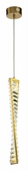 Подвесной светильник Indigo Frizzante 12015/1P Brass в Асбесте - asbest.ok-mebel.com | фото 3