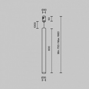 Подвесной светильник Maytoni Focus Led TR156-1-5W3K-BS в Асбесте - asbest.ok-mebel.com | фото 4
