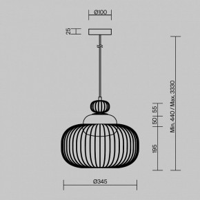 Подвесной светильник Maytoni Levitation MOD376PL-01G в Асбесте - asbest.ok-mebel.com | фото 5