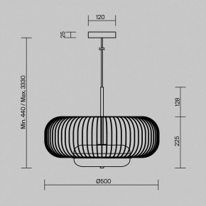 Подвесной светильник Maytoni Levitation MOD376PL-L30G3K в Асбесте - asbest.ok-mebel.com | фото 5