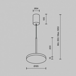 Подвесной светильник Maytoni Plato P076PL-L12W4K-BS в Асбесте - asbest.ok-mebel.com | фото 6