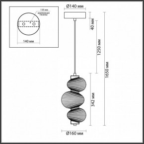 Подвесной светильник Odeon Light Bruco 5095/12L в Асбесте - asbest.ok-mebel.com | фото 5