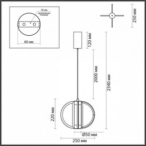 Подвесной светильник Odeon Light Toscana 5447/12L в Асбесте - asbest.ok-mebel.com | фото 5