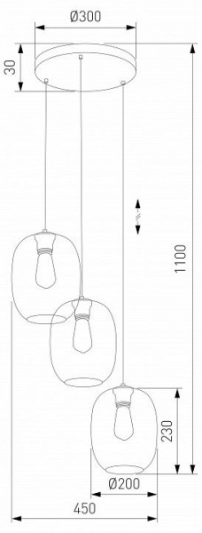 Подвесной светильник TK Lighting Elio 5973 Elio в Асбесте - asbest.ok-mebel.com | фото 3