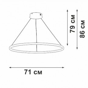 Подвесной светильник Vitaluce V2516 V2516-8/1S в Асбесте - asbest.ok-mebel.com | фото 3