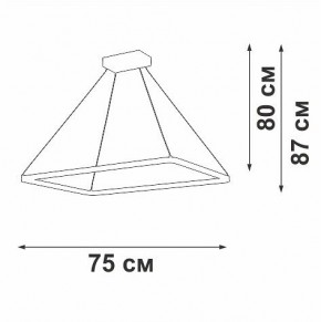 Подвесной светильник Vitaluce V2704 V2704-0/1S в Асбесте - asbest.ok-mebel.com | фото 3