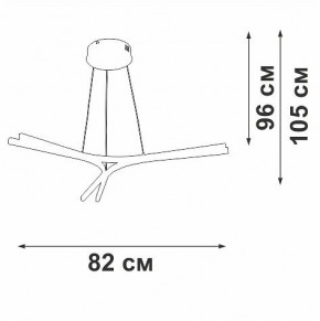 Подвесной светильник Vitaluce V2708 V2708-0/3S в Асбесте - asbest.ok-mebel.com | фото 3