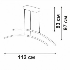 Подвесной светильник Vitaluce V2709 V2709-8/2S в Асбесте - asbest.ok-mebel.com | фото 3