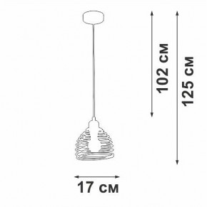 Подвесной светильник Vitaluce V2854 V2854-1/1S в Асбесте - asbest.ok-mebel.com | фото 5