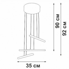 Подвесной светильник Vitaluce V3046 V3046-1/3S в Асбесте - asbest.ok-mebel.com | фото 5