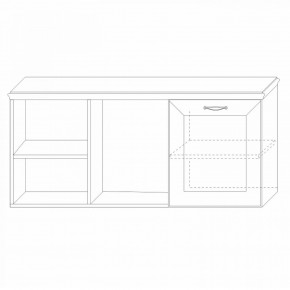 Полка навесная 4 Сиена в Асбесте - asbest.ok-mebel.com | фото 6