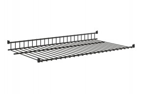 Полка сотовая L695 (черный муар) в Асбесте - asbest.ok-mebel.com | фото