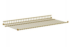 Полка сотовая L695 (золото) в Асбесте - asbest.ok-mebel.com | фото