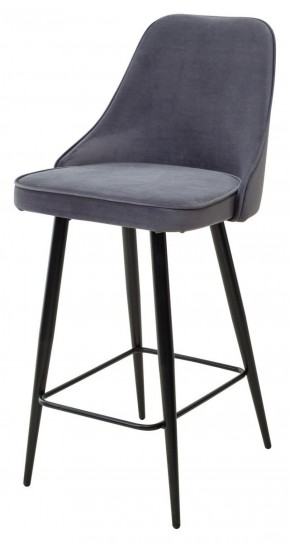 Полубарный стул NEPAL-PB ЛАТТЕ #25, велюр/ черный каркас (H=68cm) М-City в Асбесте - asbest.ok-mebel.com | фото 1