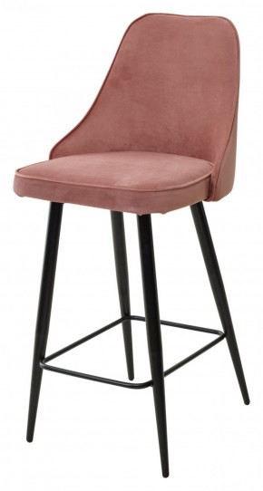 Полубарный стул NEPAL-PB РОЗОВЫЙ #15, велюр/ черный каркас (H=68cm) М-City в Асбесте - asbest.ok-mebel.com | фото