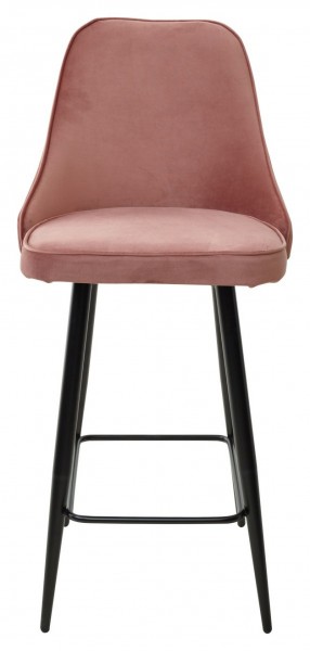 Полубарный стул NEPAL-PB РОЗОВЫЙ #15, велюр/ черный каркас (H=68cm) М-City в Асбесте - asbest.ok-mebel.com | фото 5