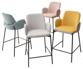 Полубарный стул NYX (H=65cm) VF109 розовый / VF110 брусничный М-City в Асбесте - asbest.ok-mebel.com | фото 5