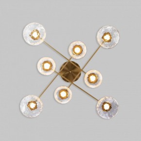 Потолочная люстра Eurosvet Ripple 50389 LED латунь в Асбесте - asbest.ok-mebel.com | фото 3
