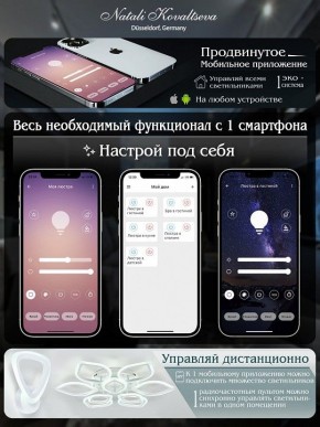 Потолочная люстра Natali Kovaltseva COBRA LED LAMPS 81121/7C в Асбесте - asbest.ok-mebel.com | фото 7