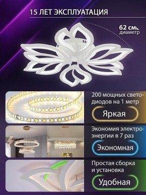Потолочная люстра Natali Kovaltseva FORTUNA LED LAMPS 81107/6C в Асбесте - asbest.ok-mebel.com | фото 5