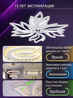 Потолочная люстра Natali Kovaltseva RIF LED LAMPS 81118/5C в Асбесте - asbest.ok-mebel.com | фото 5
