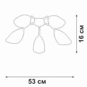 Потолочная люстра Vitaluce V31950 V31950/5PL в Асбесте - asbest.ok-mebel.com | фото 3