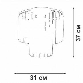 Потолочная люстра Vitaluce V5153 V5153-1/4PL в Асбесте - asbest.ok-mebel.com | фото 4