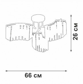 Потолочная люстра Vitaluce V5884 V5884-0/6PL в Асбесте - asbest.ok-mebel.com | фото 3