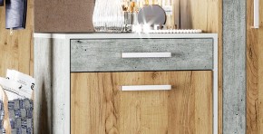 Прихожая Кензо (крафт/бетон) вешалка+шкаф в Асбесте - asbest.ok-mebel.com | фото 5