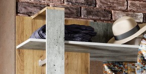 Прихожая Кензо (крафт/бетон) вешалка+шкаф в Асбесте - asbest.ok-mebel.com | фото 6