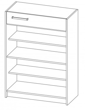 Прихожая Марица Тумба для обуви (ЯШ темный/ светлый) в Асбесте - asbest.ok-mebel.com | фото 2