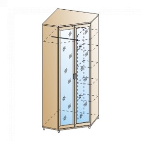 Прихожая Мелисса композиция 3 (Ясень Асахи) в Асбесте - asbest.ok-mebel.com | фото 5
