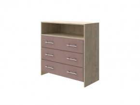 PROxSON Комод Varna (ЛДСП Бунратти+ткань Бунратти/Ultra Горячий шоколад) 90x40 в Асбесте - asbest.ok-mebel.com | фото