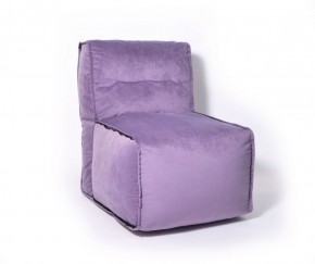 Прямое модульное бескаркасное кресло Комфорт (Фиолет велюр) в Асбесте - asbest.ok-mebel.com | фото